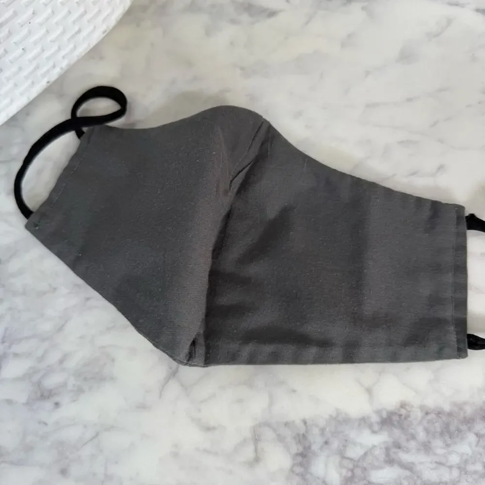 Soft Grey Face Mask